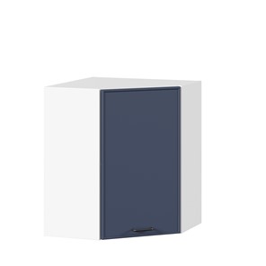 Настенный угловой шкаф Индиго ЛД 298.610.000.116, Белый/Тёмно-синий в Грозном