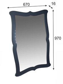 Зеркало настенное Берже 23 (серый графит) в Грозном - предосмотр 6