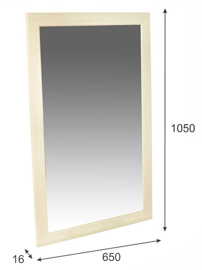 Зеркало настенное Берже 24-105 (слоновая кость) в Грозном - изображение 5