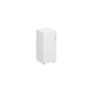Шкаф для документов низкий узкий закрытый Комфорт КФ, белый премиум (40x38x84) К.508 ДШ в Грозном