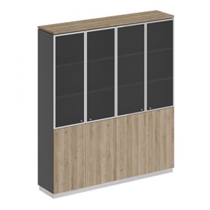 Шкаф для документов со стеклянными дверьми Speech Cube (180.2x40x203.4) СИ 315 ДС АР ДС/ХР в Грозном