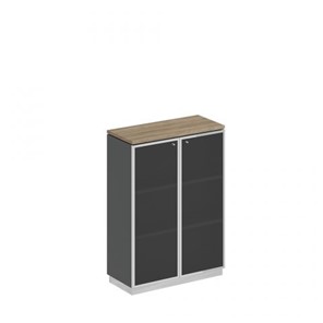 Шкаф для документов средний стекло в рамке Speech Cube (90x40x124.6) СИ 319 ДС АР ХР в Грозном