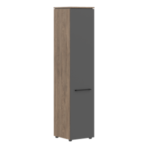 Колонна с  глухой дверью высокая MORRIS TREND Антрацит/Кария Пальмира MHC 42.1 (429х423х1956) в Грозном