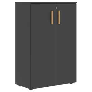 Шкаф с глухими средними дверьми FORTA Черный Графит  FMC 80.1(Z) (798х404х1197) в Грозном