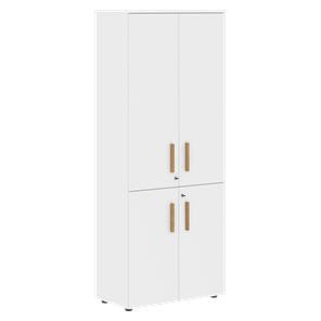 Широкий шкаф высокий FORTA Белый FHC 80.3(Z) (798х404х1965) в Грозном
