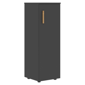 Средний шкаф колонна с глухой дверью правой FORTA Черный Графит  FMC 40.1 (R) (399х404х801) в Грозном