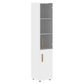 Высокий шкаф с  дверью колонна FORTA Белый FHC 40.2 (L/R) (399х404х1965) в Грозном