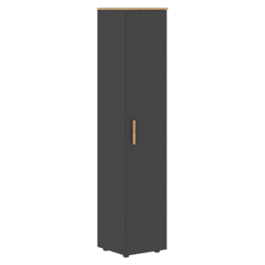Высокий шкаф с глухой дверью колонна FORTA Графит-Дуб Гамильтон   FHC 40.1 (L/R) (399х404х1965) в Грозном