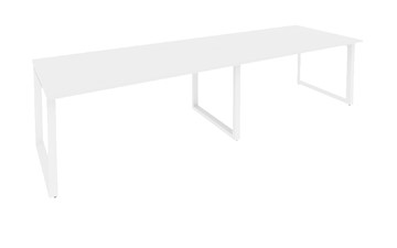 Стол для переговоров O.MO-PRG-2.4 Белый/Белый бриллиант в Грозном