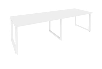 Стол для переговорки O.MO-PRG-2.3 Белый/Белый бриллиант в Грозном