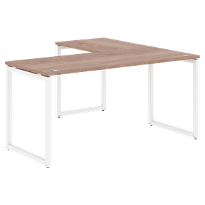 Письменный стол угловой левый XTEN-Q Дуб-сонома- белый XQCT 1615 (L) (1600х1500х750) в Грозном