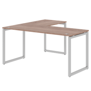 Письменный стол угловой правый XTEN-Q Дуб-сонома- серебро XQCT 1615 (R) (1600х1500х750) в Грозном
