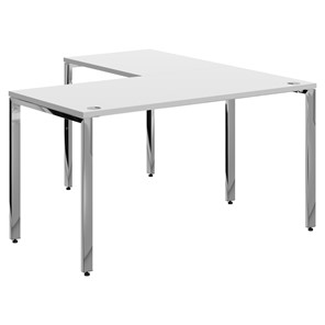 Письменный угловой  стол для персонала левый XTEN GLOSS  Белый  XGCT 1415.1 (L) (1400х1500х750) в Грозном