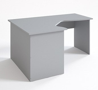 Офисный стол СЛ 16.12.7 эргономичный, Серый в Грозном - изображение