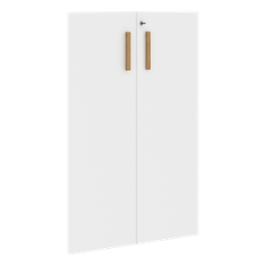 Средние двери для шкафов с замком FORTA Белый FMD 40-2(Z) (794х18х1164) в Грозном