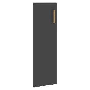 Дверь для шкафа средняя левая FORTA Черный Графит FMD40-1(L) (396х18х1164) в Грозном