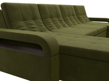 П-образный диван Лига-035 мини, Зеленый (микровельвет) в Грозном - предосмотр 4