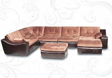 П-образный диван Плимут-Лувр 410х230х175 в Грозном - предосмотр 1