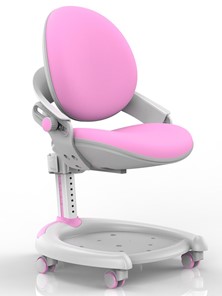 Кресло Mealux ZMAX-15 Plus, Y-710 PN, белый металл, обивка розовая однотонная в Грозном