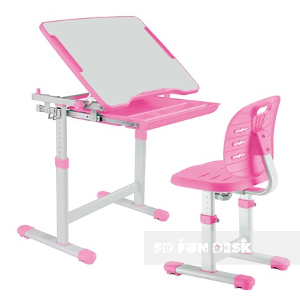 Парта растущая и стул Piccolino III Pink в Грозном - изображение