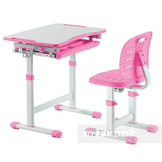 Парта растущая и стул Piccolino III Pink в Грозном - изображение 1