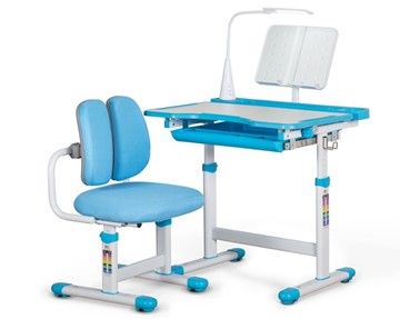 Комплект из растущего стола и кресла Mealux EVO BD-23 Blue в Грозном